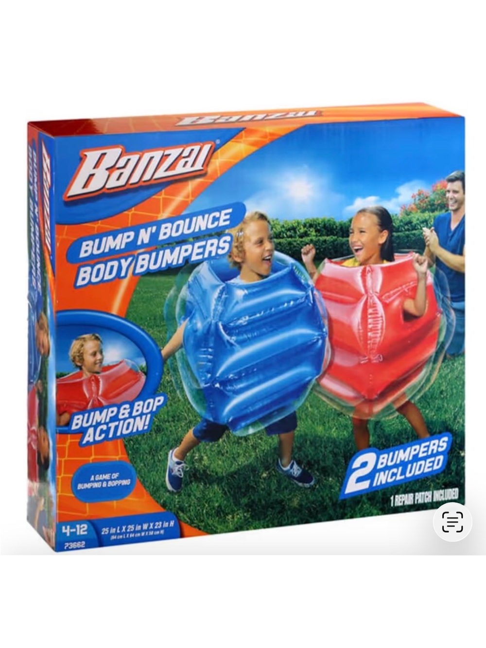 Bump N' Bounce Body Bumpers - Blue & Red